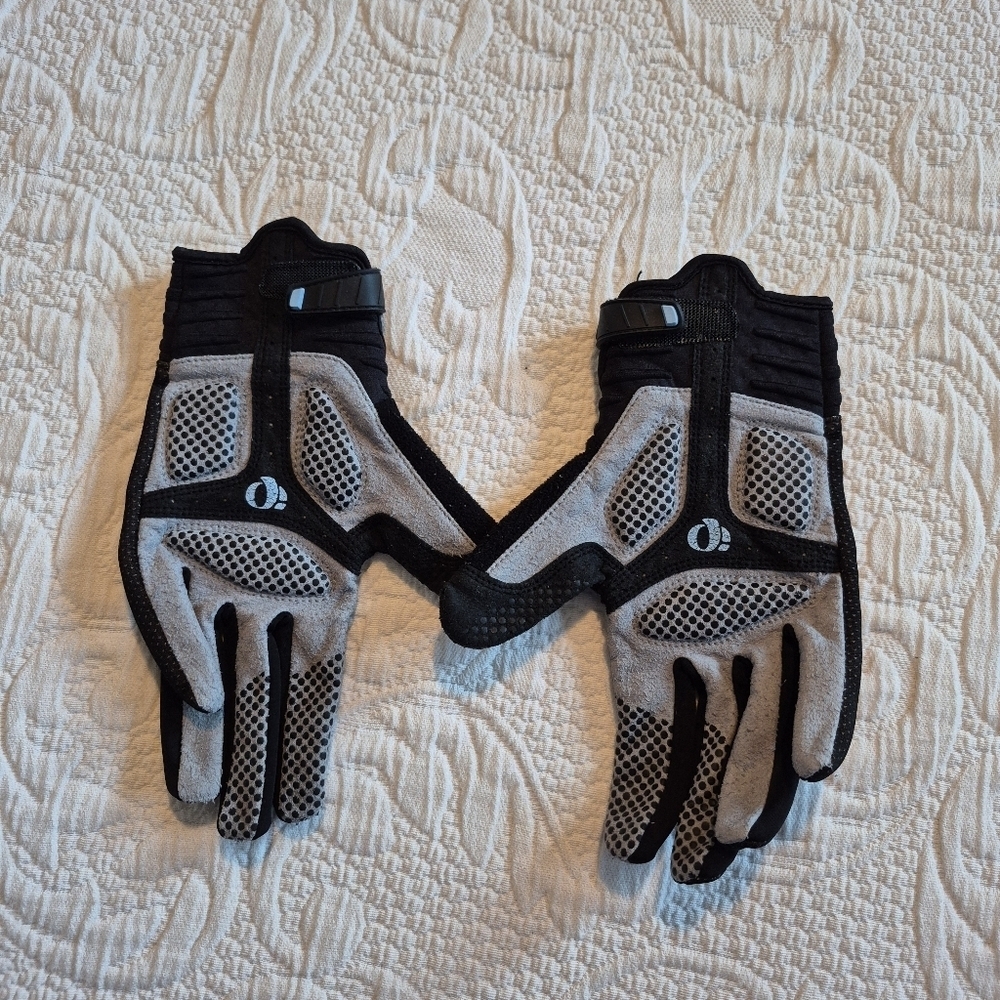 Pearl Izumi women's Medium Cyclone padded palm gloves GUC